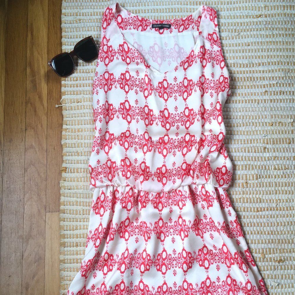 blouson silk dress size m